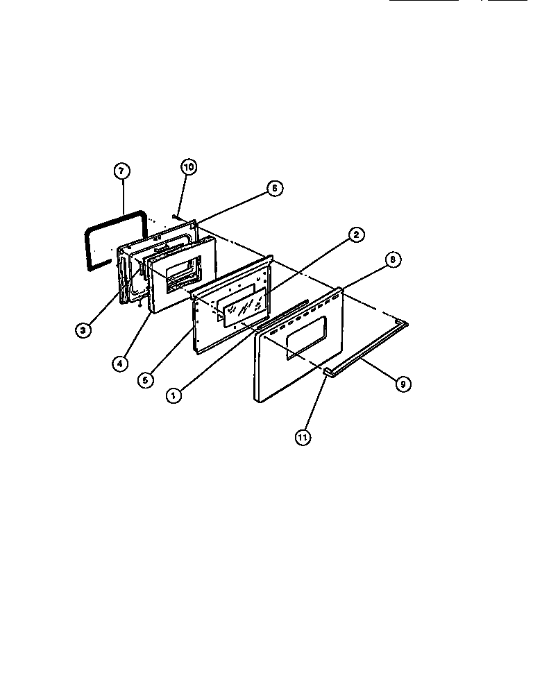 Oven door