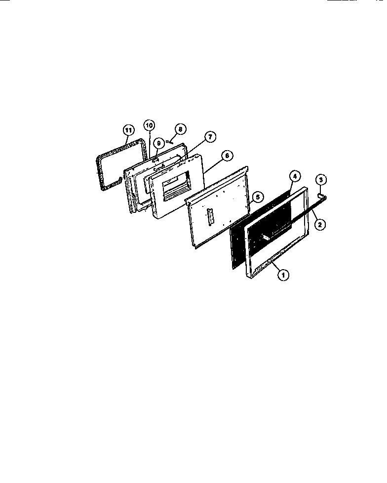 Oven door