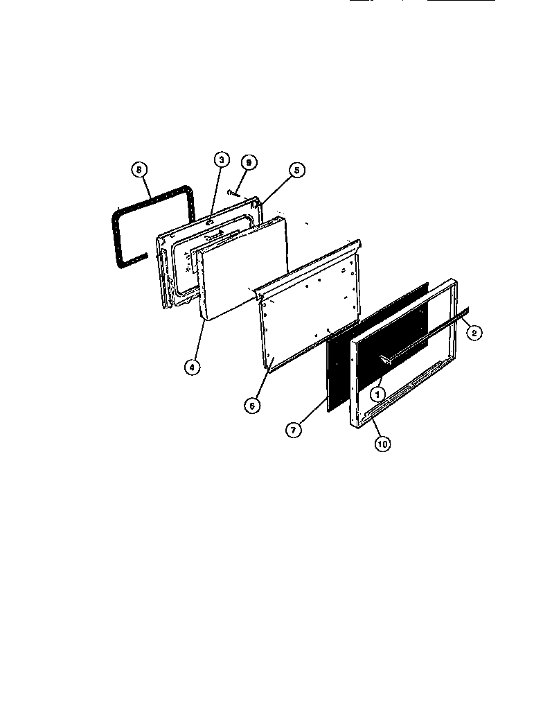 Oven door