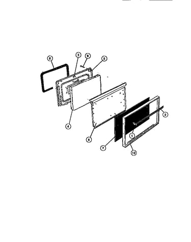 Oven door