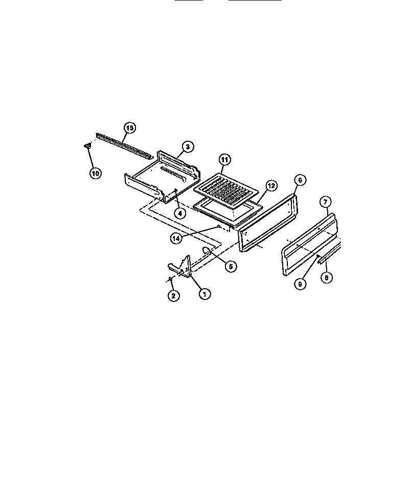 BROILER DRAWER