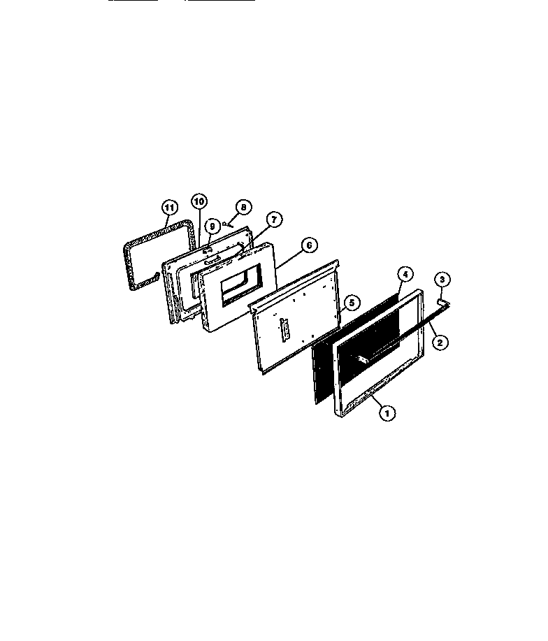 Oven door