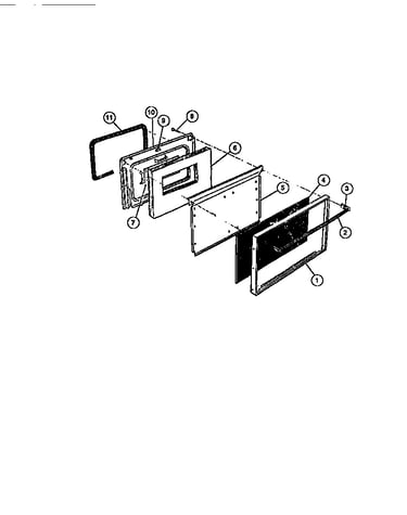 Oven door
