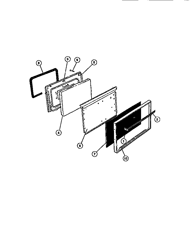 Oven door