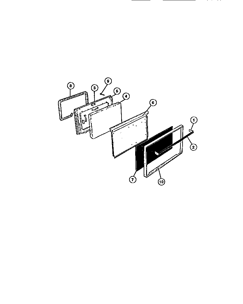 Oven door