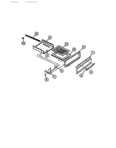 Broiler drawer, panels