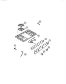 Cooktop, knobs