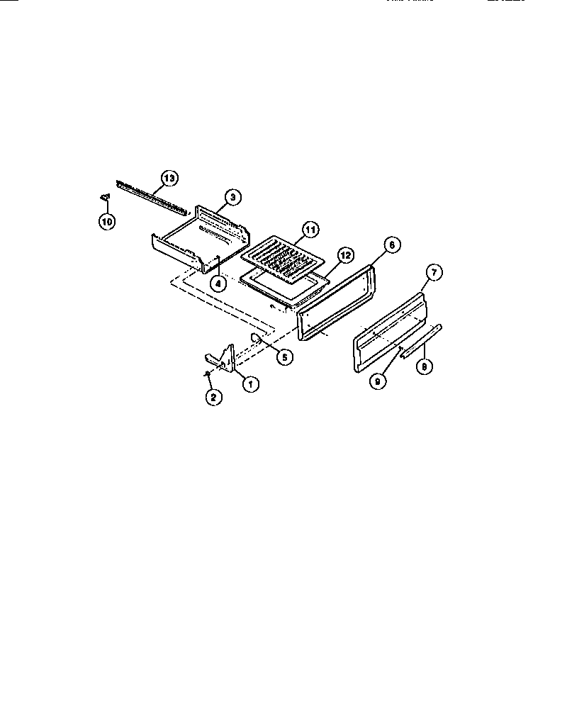 Broiler drawer, panels