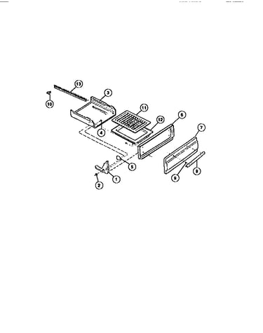 Broiler drawer, panels