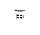 White-Westinghouse KP632LW1 cover diagram