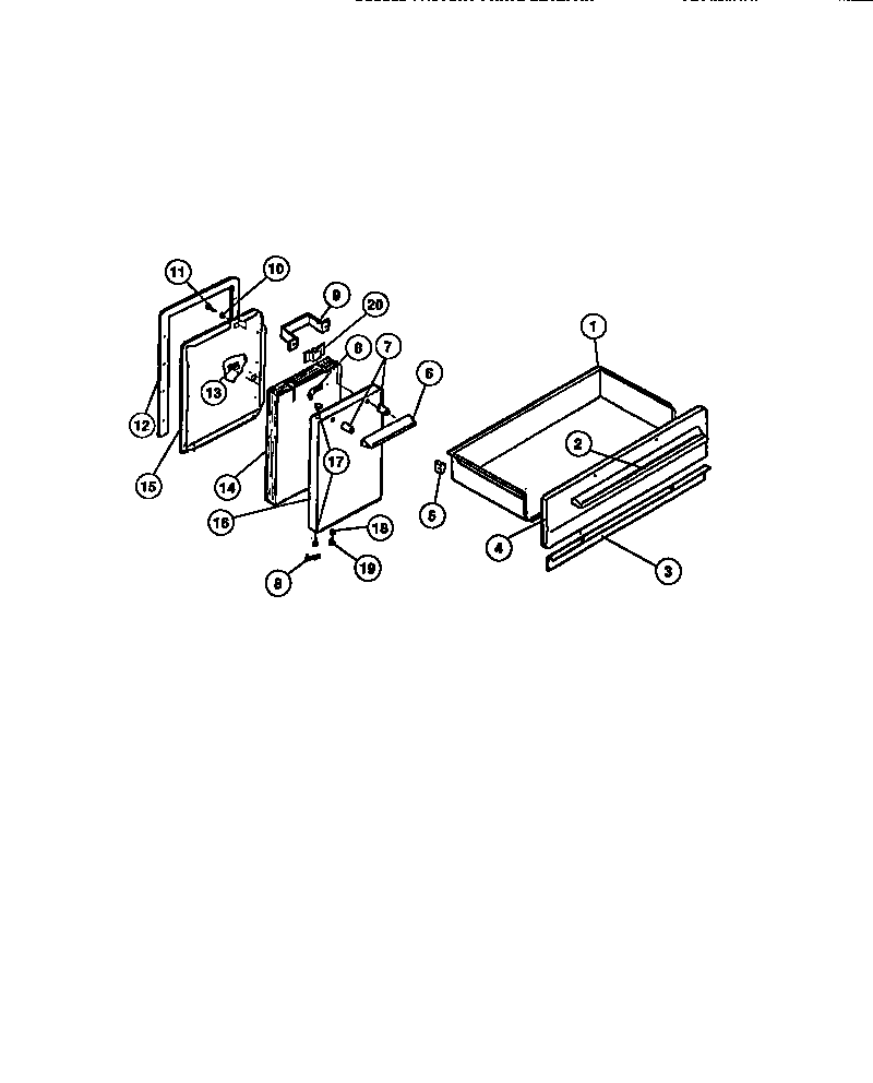 Drawer, panels
