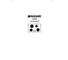 Frigidaire FEC6X8XAB1 cover page-image only diagram