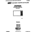 Tappan 56-6278-10-01 front cover diagram