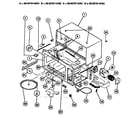 Tappan 56-2278-10-01 oven chassis diagram