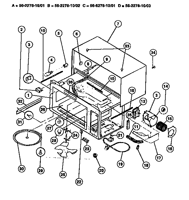 Oven chassis