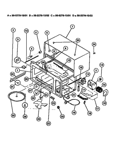 Oven chassis