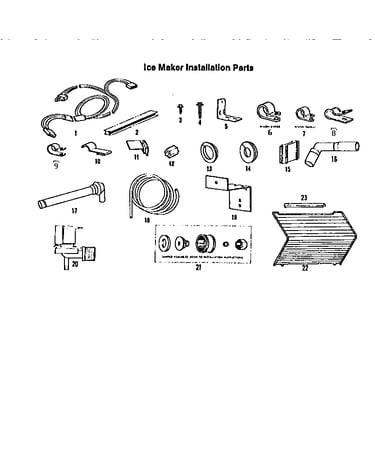 Ice maker installation