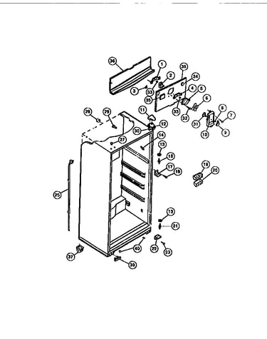 Interior freezer compartment