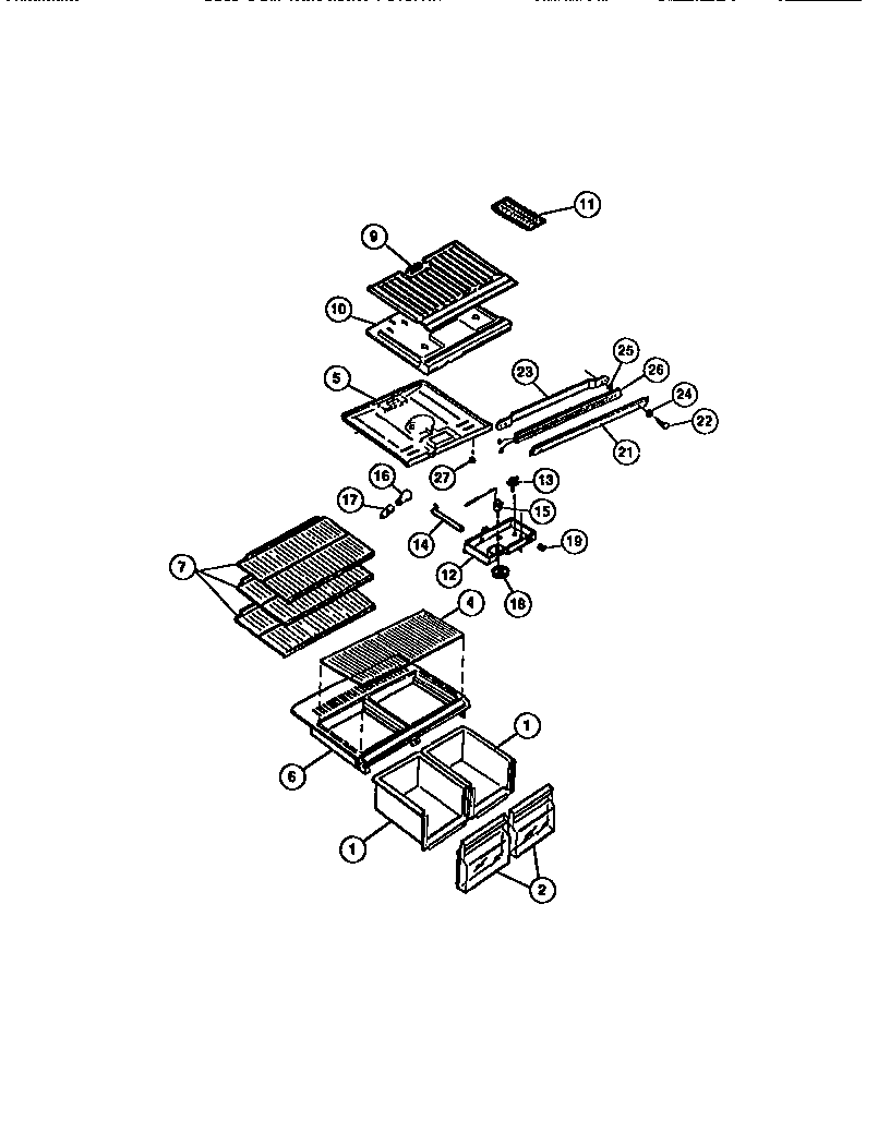 INTERIOR FOOD COMPARTMENT