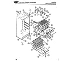 Gibson RT17F3WT3A cabinet and shelves diagram