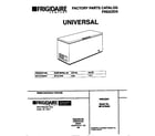 Universal/Multiflex (Frigidaire) MFC07M3BW1 cover diagram