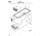 Universal/Multiflex (Frigidaire) MFC07M3BW1 cabinet/control/shelves diagram