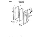 Frigidaire FRS24WRCD0 refrigerator door diagram