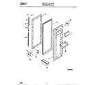 Frigidaire FRS26WRCD0 refrigerator door diagram