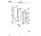 Frigidaire FRS22WNCD0 refrigerator door diagram