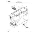 Tappan TFC20M6AW3 cabinet/control/shelves diagram