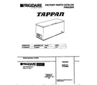 Tappan TFC25M6AW3 cover diagram