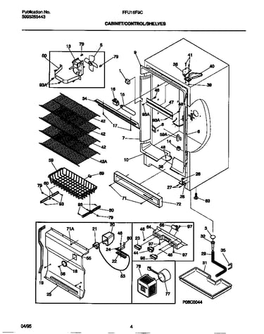 Cabinet/control/shelves