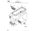 Frigidaire FFC13M6CW0 cabinet/control/shelves diagram