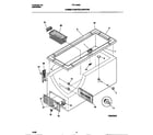 Frigidaire FFC15M6CW0 cabinet/control/shelves diagram