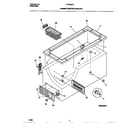 Frigidaire FFC20M7CW0 cabinet/control/shelves diagram