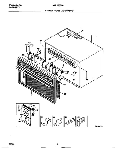 Cabinet front and wrapper
