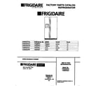 Frigidaire F45WR22CW0 cover diagram