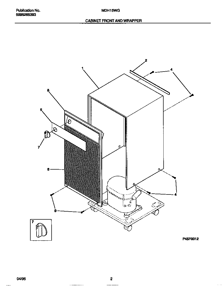 Cabinet front and wrapper