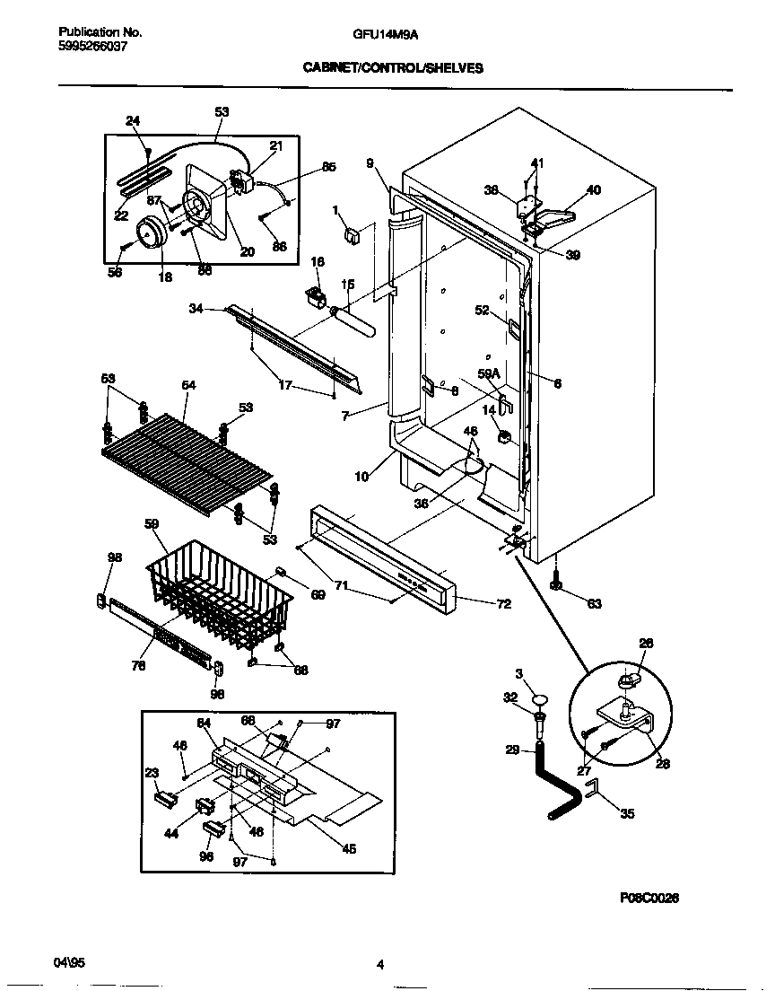 Cabinet/control/shelves