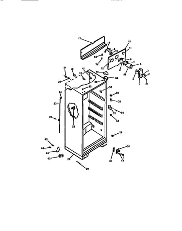 Cabinet w/fan assembly