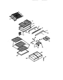 Shelves, controls, divider, mullion