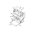 Frigidaire FDG546DBD1 control panel diagram