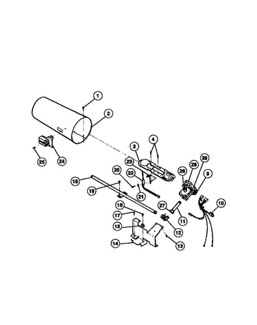 Gas valve, burner assembly and sensor