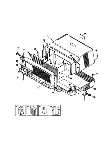 Cabinet front, wrapper