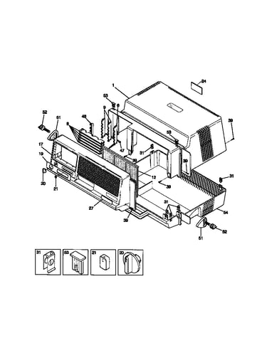 Cabinet front, wrapper