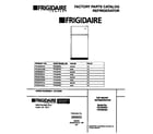 Frigidaire FRT22PRCW0 cover page diagram