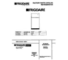 Frigidaire FRT18TSCW0 cover page diagram