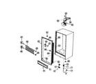 Frigidaire FFU17M6AW4 cabinet diagram