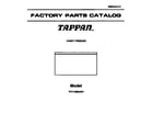 Tappan TFC15M6AW2 cover page diagram