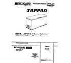 Tappan TFC25M6AW2 cover page diagram